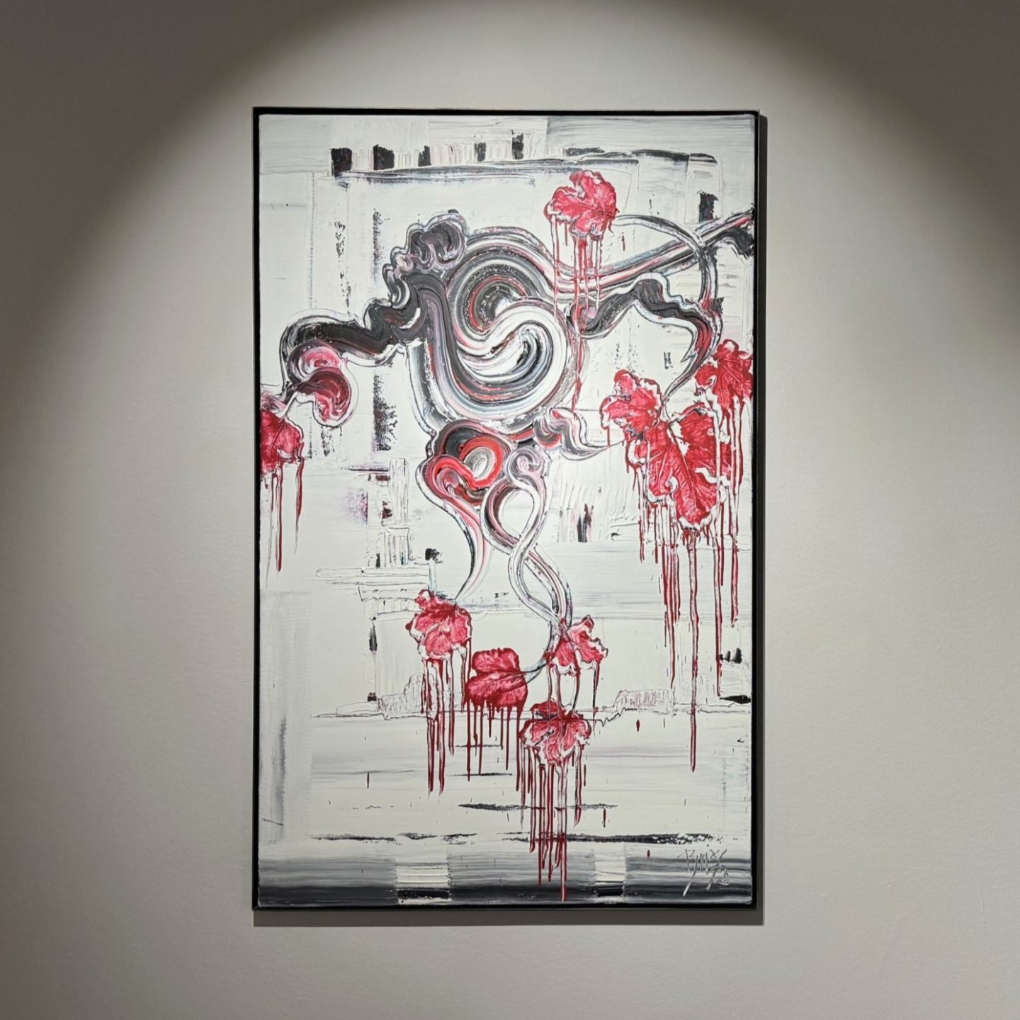 Horizon, 2018, Öl auf Nessel, 160 x 100 cm