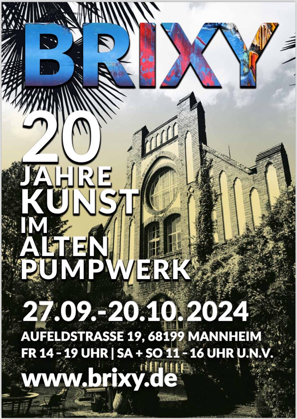 Einladung 20 Jahre Kunst im Alten Pumpwerk