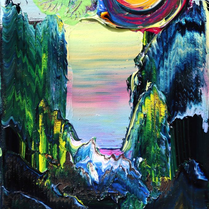 Wanderlust, 2025, Öl auf Nessel, 24 x 18 cm