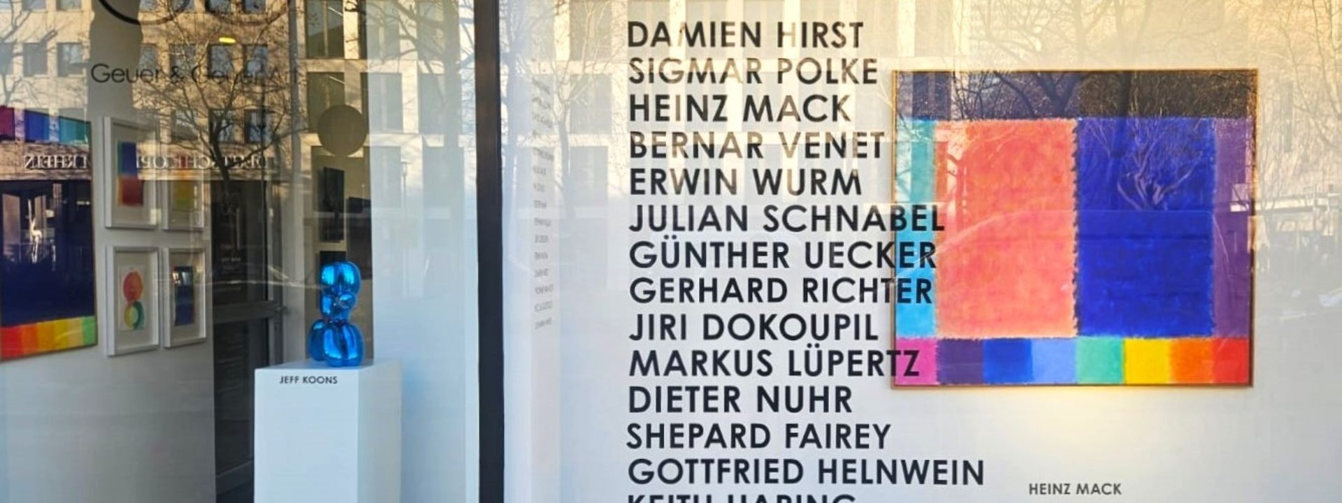 Ausstellungsansicht Galerie Geuer & Geuer
