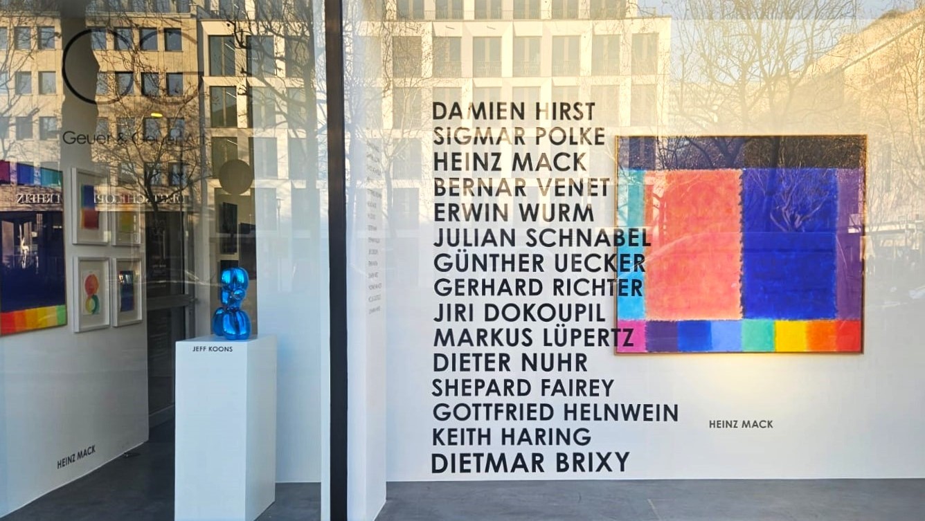 Ausstellungsansicht Galerie Geuer & Geuer
