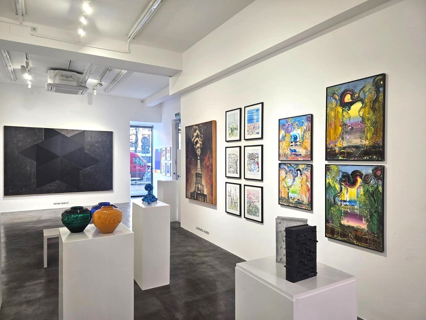 Ausstellungsansicht Galerie Geuer & Geuer