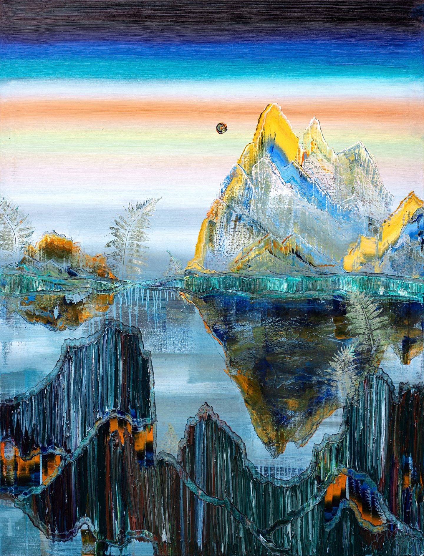 Wanderlust, 2025, Öl auf Nessel, 210 x 160 cm