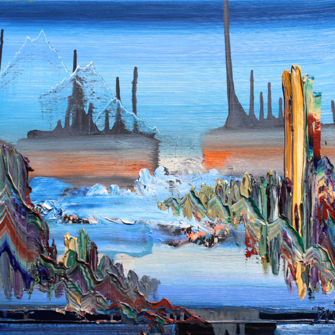 Wanderlust, 2026, Öl auf Nessel, 50 x 60 cm