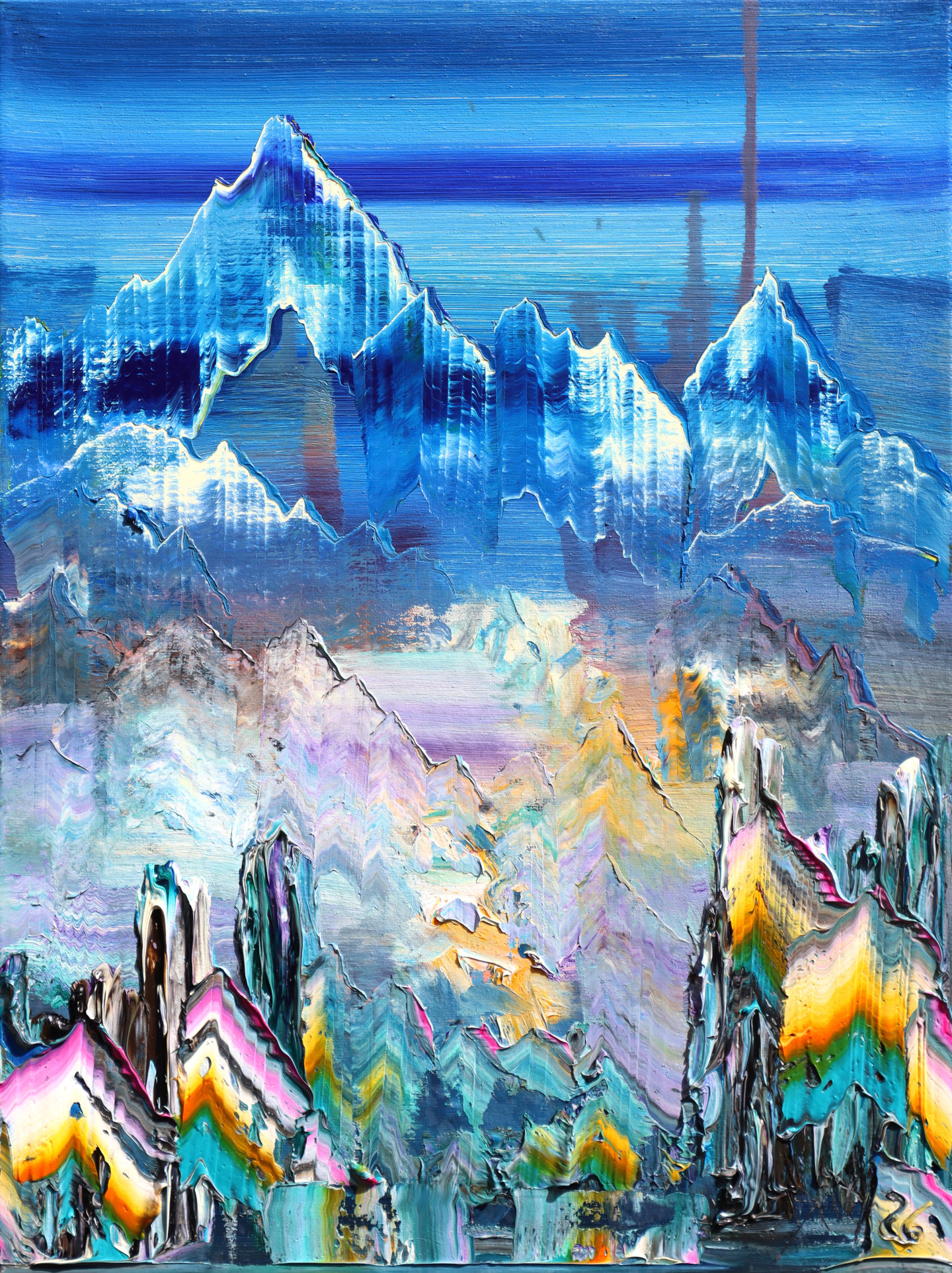 Wanderlust, 2026, Öl auf Nessel, 80 x 60 cm