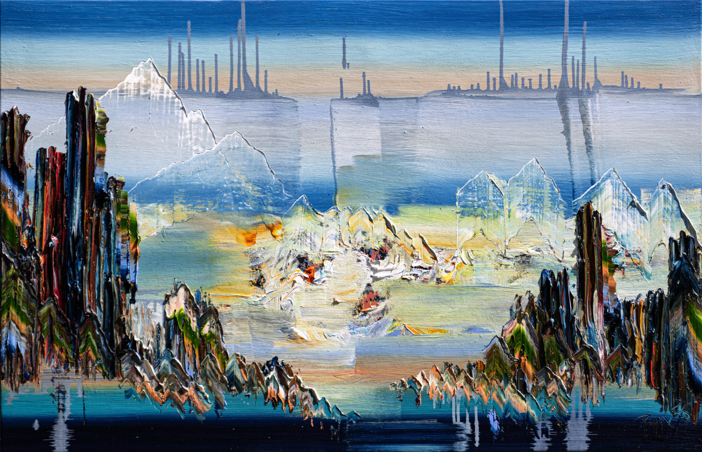 Wanderlust, 2026, 2026, Öl auf Nessel, 90 x 140 cm