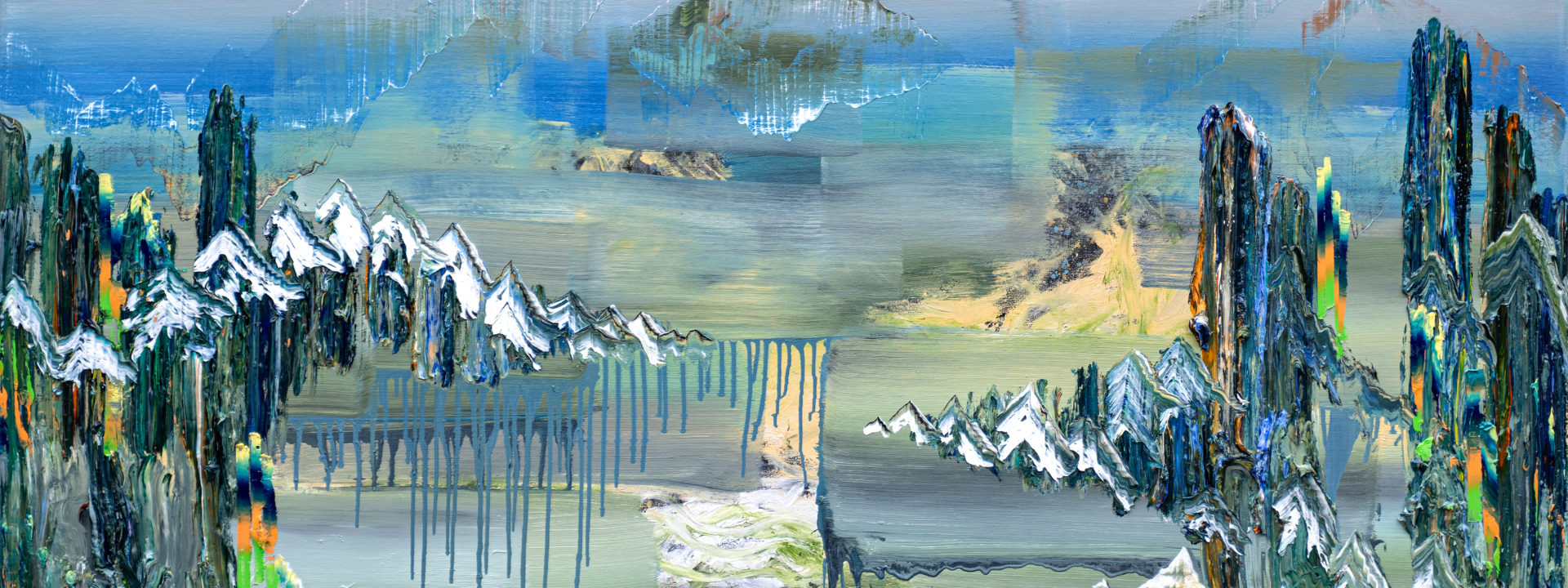 Wanderlust, 2026, Öl auf Nessel, 160 x 210 cm