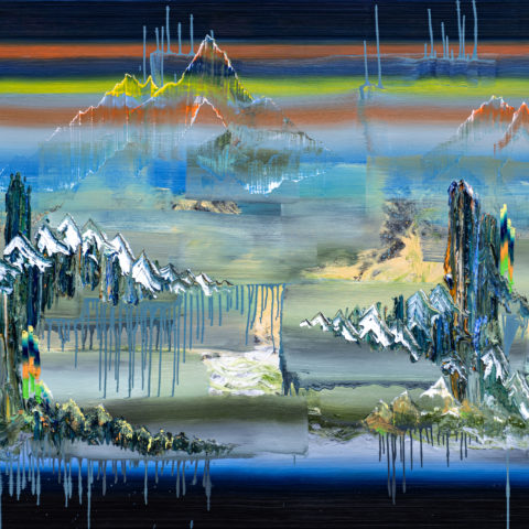 Wanderlust, 2026, Öl auf Nessel, 160 x 210 cm